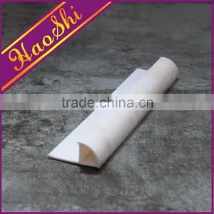 China First PVC Manufacturer Direct Top Price Round Edge Plastic Tile Edging Trim thumbnail-2
