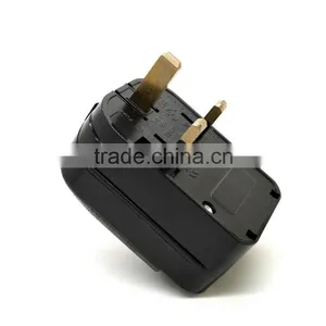 Upgrade Home/Apartment/Industrial/Hospital Schuko Germany France Type F to UK Type G Malaysia Plug Travel Adapter Converter thumbnail-3