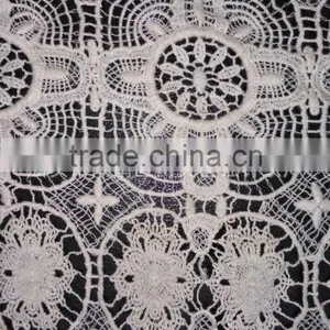 2016 New Lace Design 100% Cotton Full Lace Fabric For Garment thumbnail-4