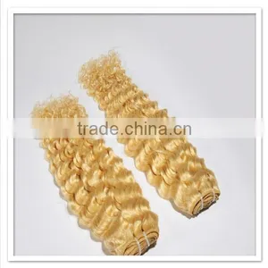 2015 Hot Sale European Deep Wave Human Hair European Blonde Virgin Hair thumbnail-1