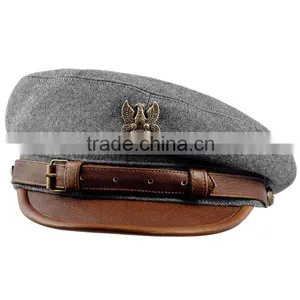 High-end High Quality Custom Military Officer Cap Wholesale thumbnail-4