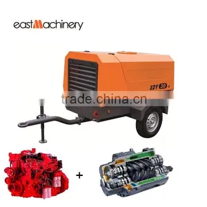 Portable Screw Compressor Diesel Engine Driven Air Compressor Compressor For Ship Yard thumbnail-1