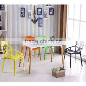 Wholesale Modern Colorful Stacking Dining Living Room Famous Design Pp Plastic Chair Quality Choice thumbnail-2