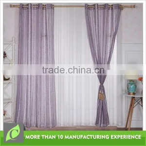 Curtain Supplier Transparent Print Purple Hall Divider Curtain thumbnail-1