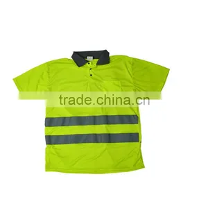 Custom High Visibility Safety Polo T-shirt thumbnail-1