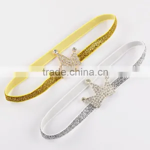 New Baby Crown Headband Toddler Headband Baby Diamond Crown Hair Band Wh-1747 thumbnail-3