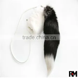 35cm or 40cm Fox Keychain Big Genuine Fox Tail thumbnail-5