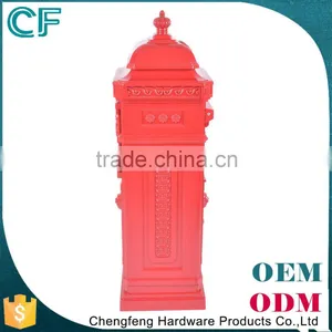 The Most Popular Style In Europe 100% Original Material Standing Garden Antique Mail Boxes From China thumbnail-6