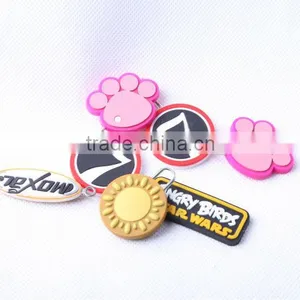 Wholesale Custom Soft PVC Rubber Patch Label Tag thumbnail-1