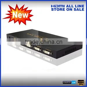 DVI Splitter 1 in 4 Out With Dual-link DVI-D and UP to 4K thumbnail-1
