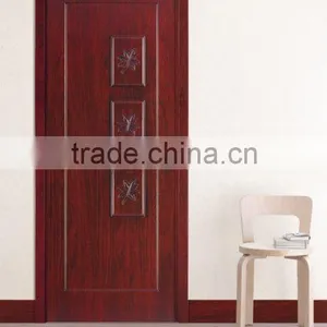 New Style Villa Solid Wooden Door thumbnail-1