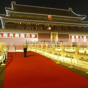 Red Plain Exhibition Carpet thumbnail-1
