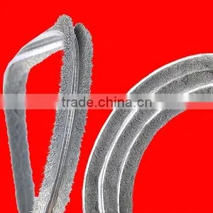 Wool Pile Weather Strips Silicone Flexible PVC Weather Strips Felpa thumbnail-6