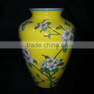 Antique Chinese Hand Painted Large Porcelain Vase thumbnail-6