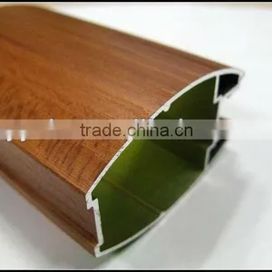 Powder Coating Wood Grain Aluminum Profiles thumbnail-1