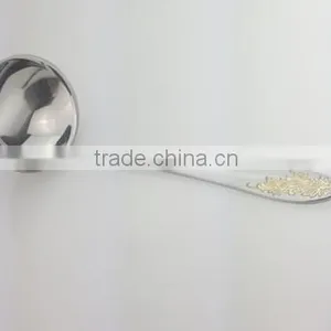JZ049 Elegant Flower Handle 24 K Golden Plating High Qality Stainless Steel Soup Ladle thumbnail-1