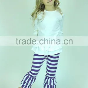 Wholesale Long Sleeve Ruffle Tank Top for Girls From Guangzhou City thumbnail-5