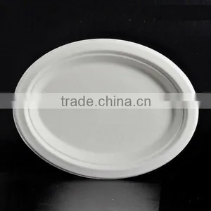 100% Eco-friendly Biodegradable Starch Tableware Pulp Plate Quality Choice thumbnail-3