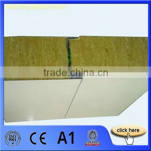 Rock Wool Insulated Aluminum Sandwich Panel Quality Choice thumbnail-1