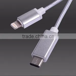 Nylon Braided USB 3.1 Type C to USB 2.0 Male Data Cable 2016 thumbnail-5