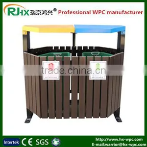 Wood Plastic Composites Material Dustbin thumbnail-5