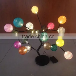 4.5V Battery Control Outdoor Multicolor Magic Led Cotton Ball for Christmas Decoration thumbnail-2
