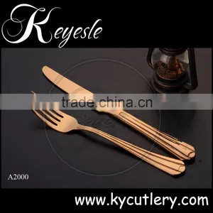 Rose Gold Cutlery,gold Plated Flatware,flatware Set thumbnail-6