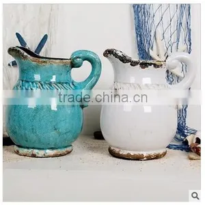 Antique Retro Chinese Antique Porcelain/blue Flower Vase Supplier's Choice thumbnail-5
