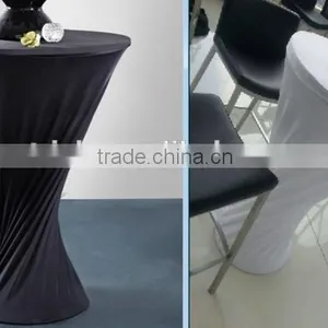 Lycra Spandex Cocktail Table Cloth for Wedding Wholesale Table Linen thumbnail-3