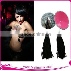 Hexinfashion Wholesales Sexy Underwear Accessories Sex Nipple Cover Red thumbnail-1