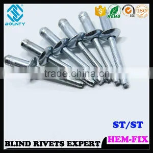 HIGH QUALITY HOT SELLING FACTORY ANTI VIBRATION HEM TYPE RIVETS FOR WAREHOUSE RACKING thumbnail-4