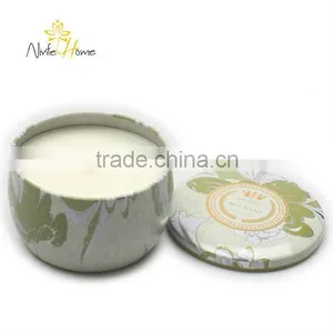 Candle Tin With Personalized Label, Apple Scent Tin Box Candle thumbnail-5