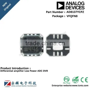 Genuine Original AD8137YCPZ VFQFN8 VFQFN8 AD8137 Differential Amplifier thumbnail-1