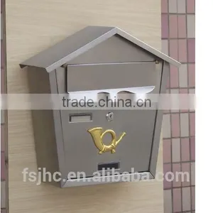 Golden Horn Design Mailbox/ Post Mailbox/ Metal Mailbox/waterproof thumbnail-1