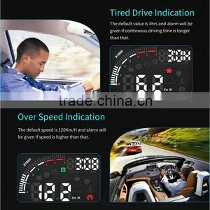 Car GPS HUD Head UP Display in Digital Display For Automotive, HUD GPS Navigation, CE/FCC/ROHS With High Quality thumbnail-5