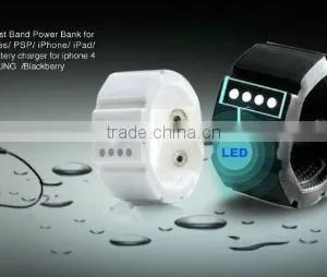 2200mAh Fashion Curved Wrist Power Bank thumbnail-5
