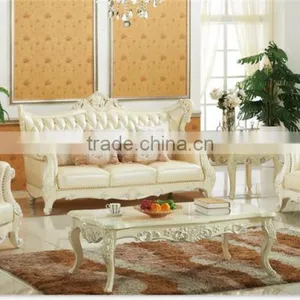 Recliner Sofa Mechanism Antique Wood Sofa Frame High End Restaurant Furniture thumbnail-3
