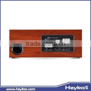 HiFi Stereo Bass WiFi Wooden Home Speaker thumbnail-2