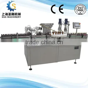 Full Automatic 30-150ml Bottle Drinks Filling and Rolling Machine thumbnail-3