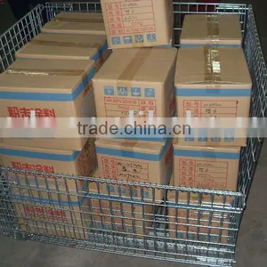 Foldable Wire Mesh Container Stackable thumbnail-1