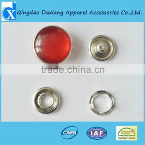 Graceful Pearl Snap Button in Red Color thumbnail-1