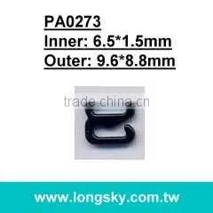 Metal Bra Slide and Bra Strap Hook and Adjuster (PA0273/6.5mm Inner) thumbnail-1