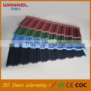 Modern House Design Wanael Traditional Anti-fading Corrugated Metal Light Weight Spanish Tile Roof thumbnail-1