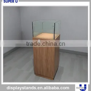 Wooden Glass Cosmetic Jewelry Wrist Watch Display Stand thumbnail-5