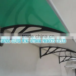 Hot Sale Popular Outdoor Door Window Plastic Polycarbonate Hollow French Style Awnings thumbnail-5