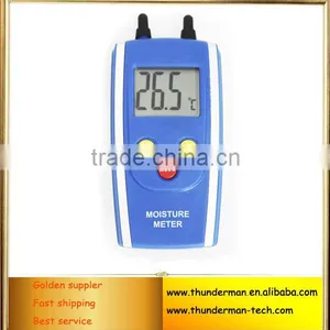 Digital Wood Moisture Meter With 2 Pin Steel Probe for Testing Wood and Building Moisture thumbnail-1