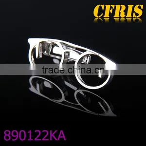 Wholesale Rose Gold Glasses Tie Clip thumbnail-2