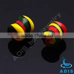 Moti Jewelry Set Colorful Ear Plug With Glass Like Sugar thumbnail-5