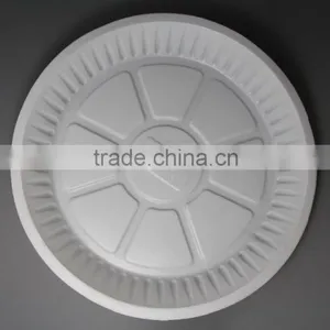 Wholesale 9 Inch Round PS Plastic Fruit Plate,dinner Plate thumbnail-1