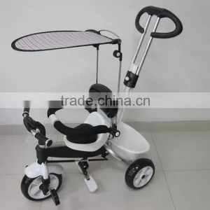 2015 White Colros Baby Tricycle Wtih 3 Point Safety Belt, Pass En71cert With Good Quality Keep Your Baby Safe and Comfirtable thumbnail-1